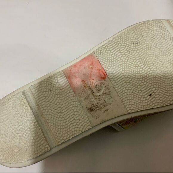 Kanna Multi-Color Slide Platform Wedge Espadrille Sandals Shoes Women's 39 / 9 - Picture 7 of 16